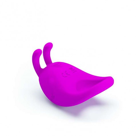 Лиловое эрекционное кольцо с вибрацией Rabbit Vibrator