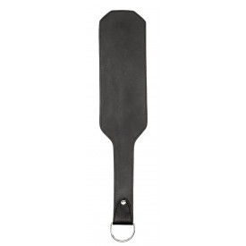 Черная шлепалка Leather Vampire Paddle - 41 см.