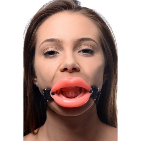 Кляп в форме губ Sissy Mouth Gag