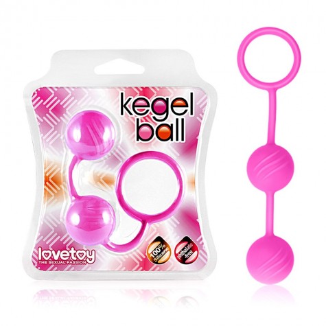 Розовые вагинальные шарики Kegel Ball